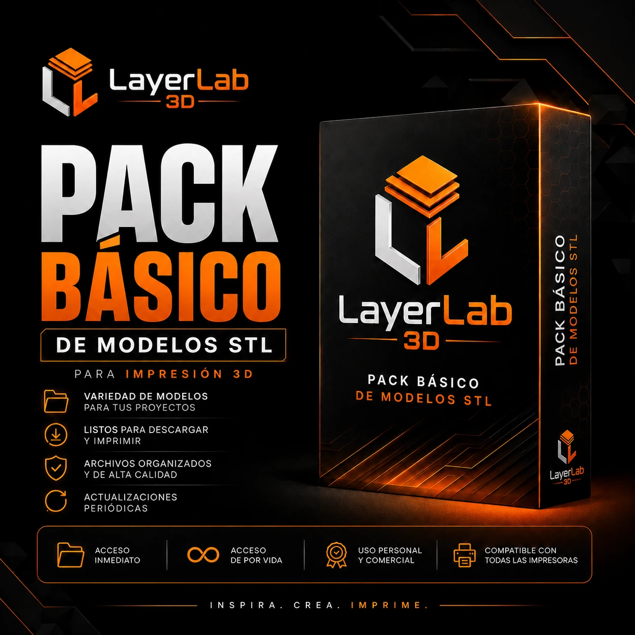 Pack Básico de modelos STL